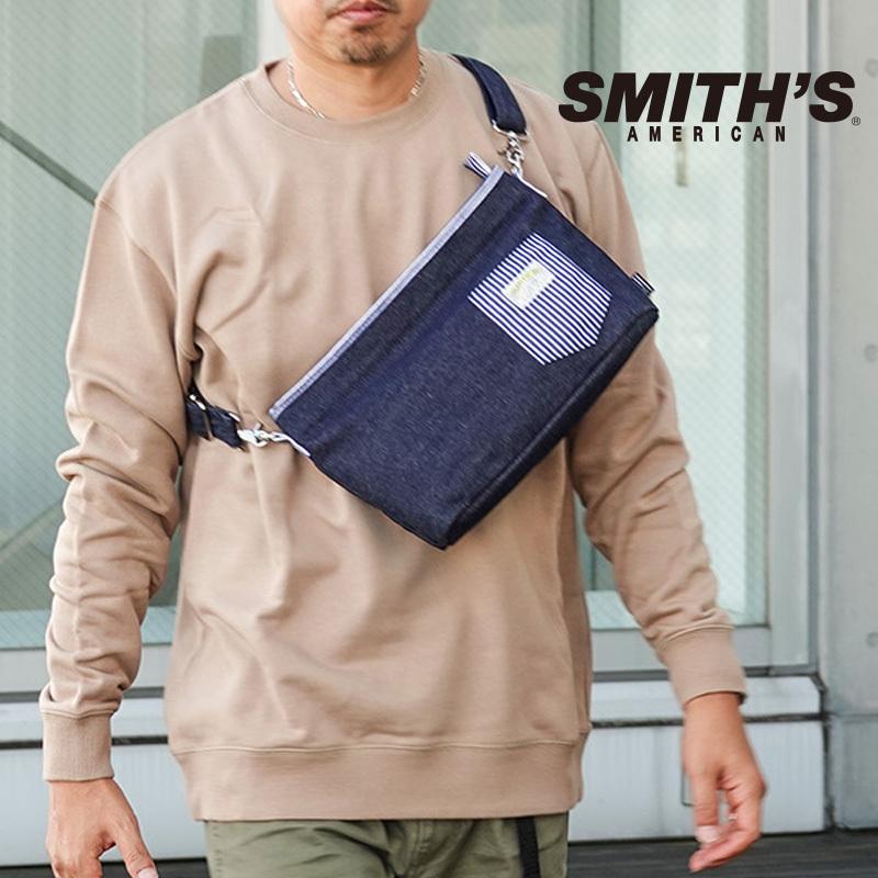 8ac006 スミス アメリカン サコッシュ ショルダー バッグ カバン メンズ レディース ブランド Smith S 人気 おしゃれ コーデ 小さ目 軽い 代 30代 40代 ギフト 8ac006 アドニスオンラインショップ 通販 Yahoo ショッピング