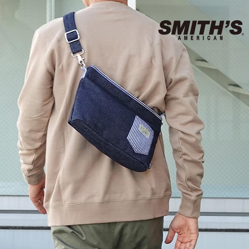 8ac006 スミス アメリカン サコッシュ ショルダー バッグ カバン メンズ レディース ブランド Smith S 人気 おしゃれ コーデ 小さ目 軽い 代 30代 40代 ギフト 8ac006 アドニスオンラインショップ 通販 Yahoo ショッピング
