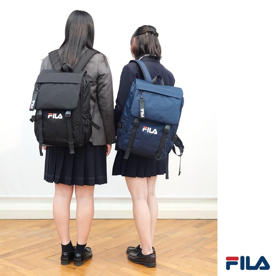 FILA 8FB092 当店限定 No Shake ロゴ刺繍フラップリュック FILA 8FB092 当店限定 No Shake ロゴ刺繍フラップリュック