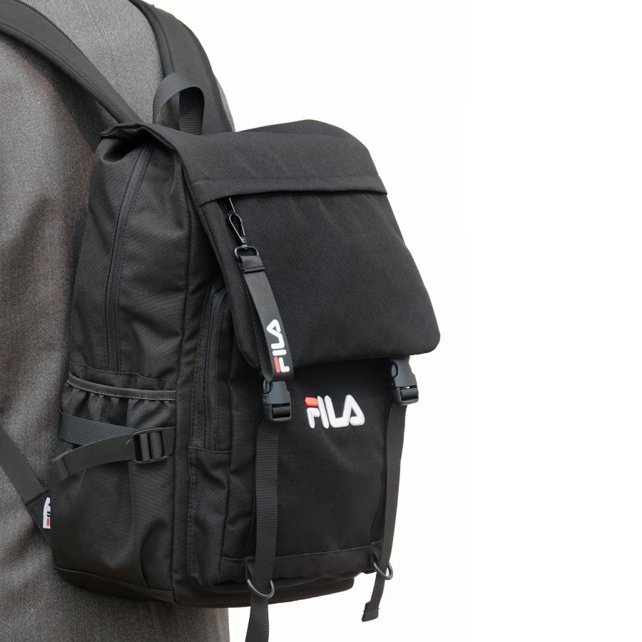 FILA 8FB092 当店限定 No Shake ロゴ刺繍フラップリュック