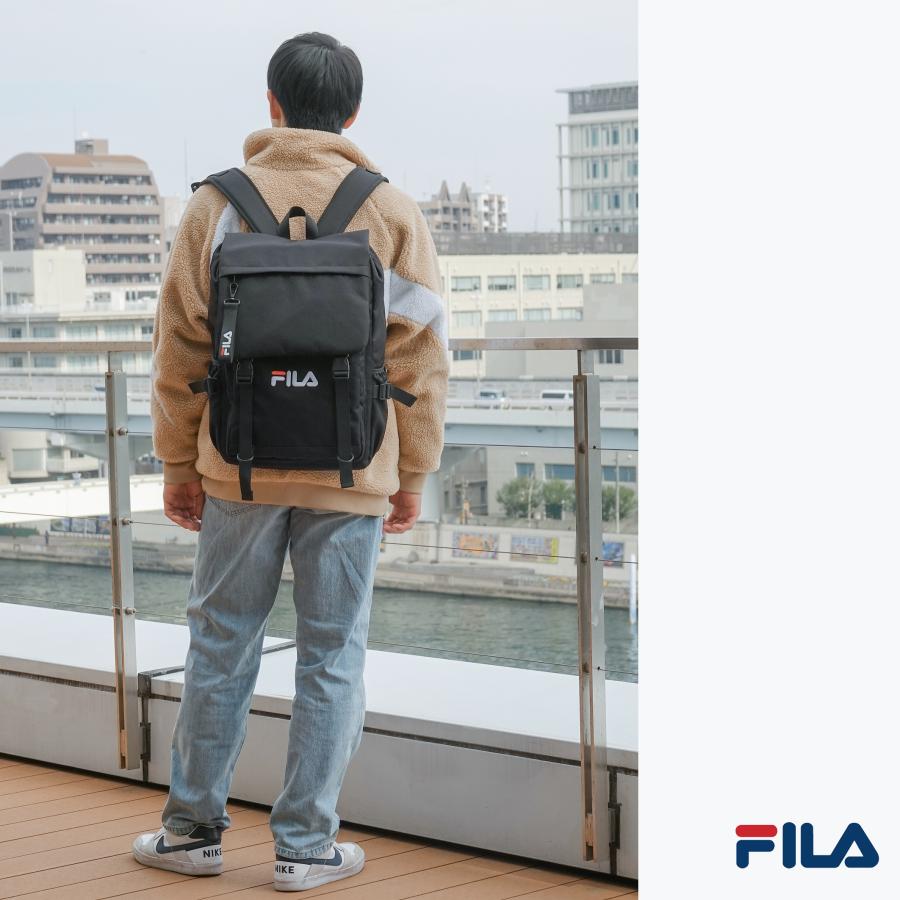 FILA（フィラ） 8FB092 当店限定 FILA No Shake ロゴ刺繍フラップ
