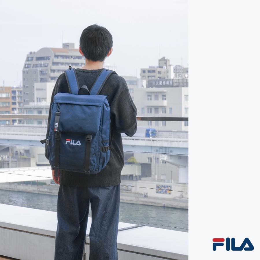 FILA（フィラ） 8FB092 当店限定 FILA No Shake ロゴ刺繍フラップ