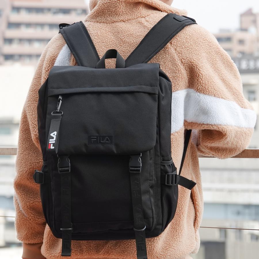 FILA 8FB093 当店限定 No Shake ロゴテープフラップリュック