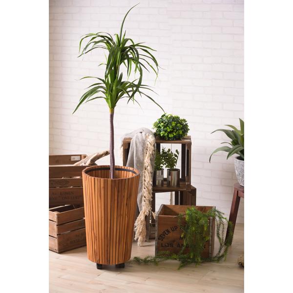 植木鉢 大型 プランター 鉢カバー ウッドプランター L φ39×H65