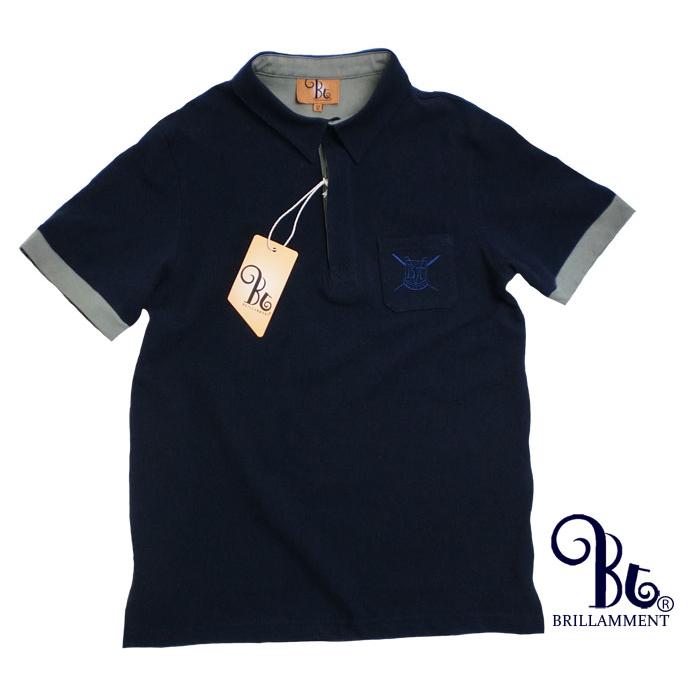 PAPAS PLUS ゴルフ 刺繍 鹿の子 ポロシャツ ネイビー M PAPAS PLUS ゴルフ 刺繍 鹿の子 ポロシャツ ネイビー M PAPAS