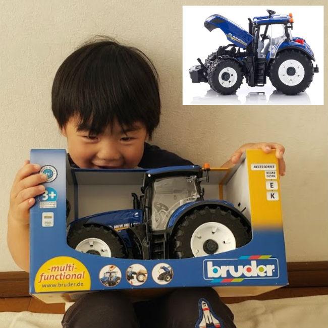 農業車 農業機械 おもちゃ 男の子 bruder ブルーダー NH T7.315 