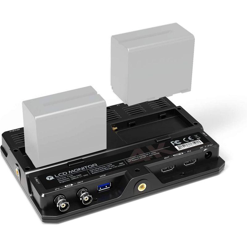 エーダブルストアLILLIPUT　H7S　3D　HDMI　フルーHD　出力　3G-SDI　LUT　7インチ　4K　入力　4Kオンーカメラモニター　1920x