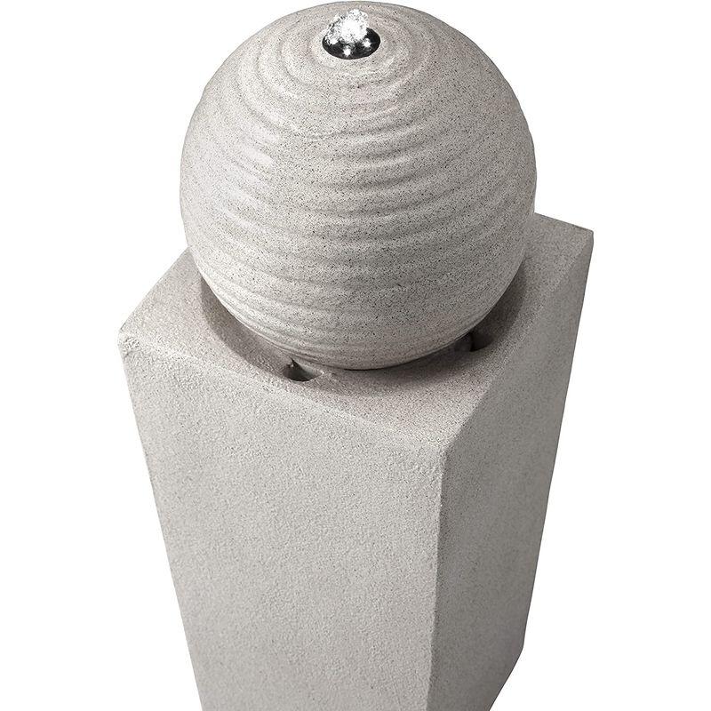 タカショー(Takasho) 噴水 ソーラーファウンテン ボール&ピラー STF-05 Takasho 噴水 ソーラーファウンテン ボール&ピラー STF