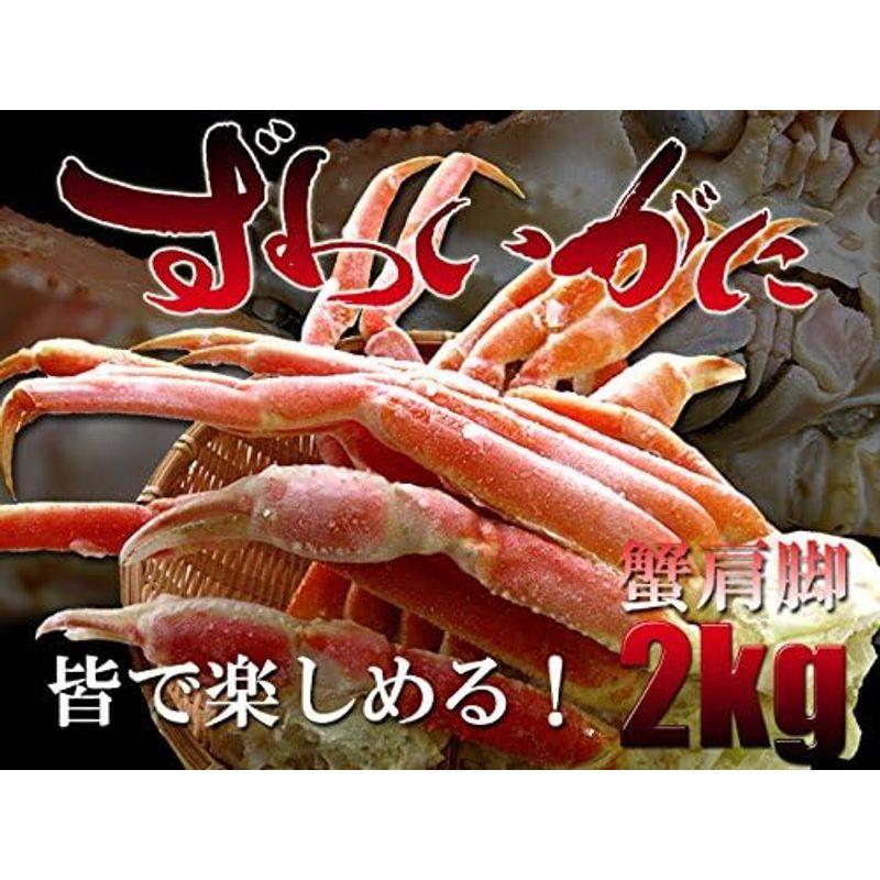 ズワイガニ肩脚 2kg (かにの女王ずわい蟹) 食べ放題やバーベキューに最適(別名松葉がに) 2kg かにの女王ずわい蟹 食べ放題やバーベキューに最適 別名松葉がに