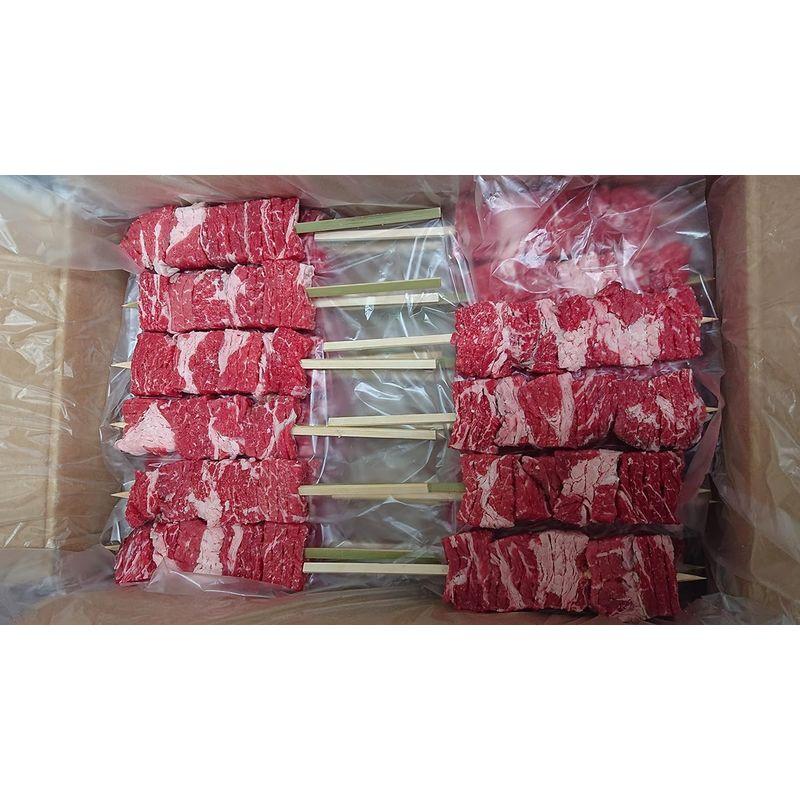 昌栄食品 業務用 手作り ＵＳＡ産 牛肉 肩ロース チョイスグレード 牛串セット 70g 学園祭 催事 イベント お祭り バーベキュー キャ 業務用 手作り ＵＳＡ産 牛肉 肩ロース チョイスグレード 牛串セット 70g 学園祭 催事 イベント お祭り バーベキュー キャ