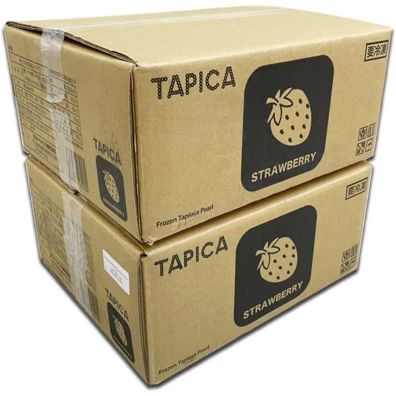 業務用タピオカ 冷凍個食パックTAPICA イチゴ 65g×30pc×2BL×2合い/ 120パック販売（ストロー無し） 冷凍個食パックTAPICA イチゴ 65g×30pc×2BL×2合い/ 120パック販売 ストロー無し