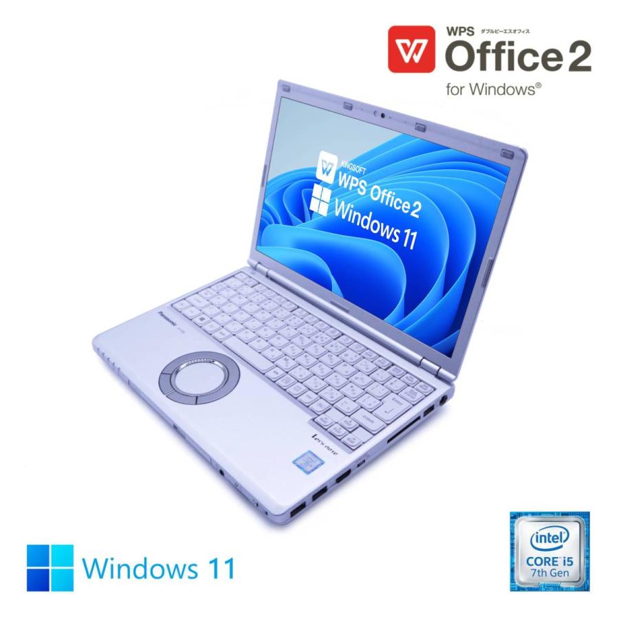 ノートパソコン中古ノートPC CF-SZ6 第7世代Core i5 2.7GHz 【Office】【Win 11】12.1フルHDメモリ 8GB SSD128GB USB3.0 DVD Bluetoothカメラ内蔵 HDMI,｜adpc｜12