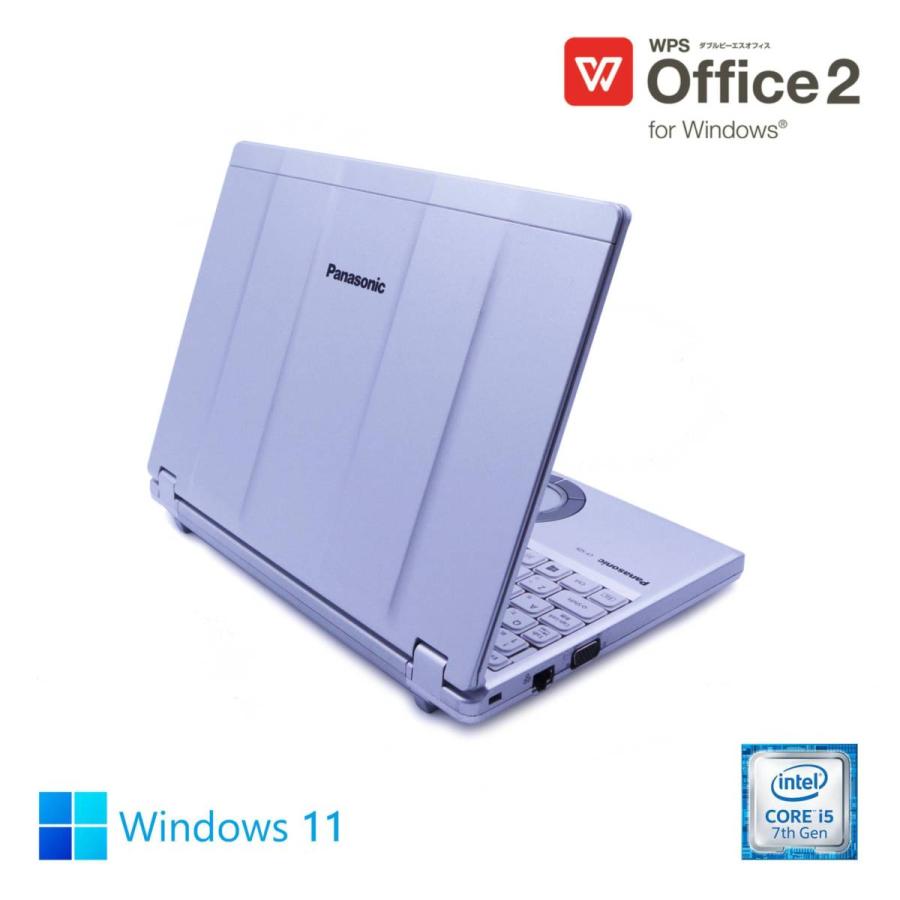 ノートパソコン中古ノートPC CF-SZ6 第7世代Core i5 2.7GHz 【Office】【Win 11】12.1フルHDメモリ 8GB SSD128GB USB3.0 DVD Bluetoothカメラ内蔵 HDMI,｜adpc｜06