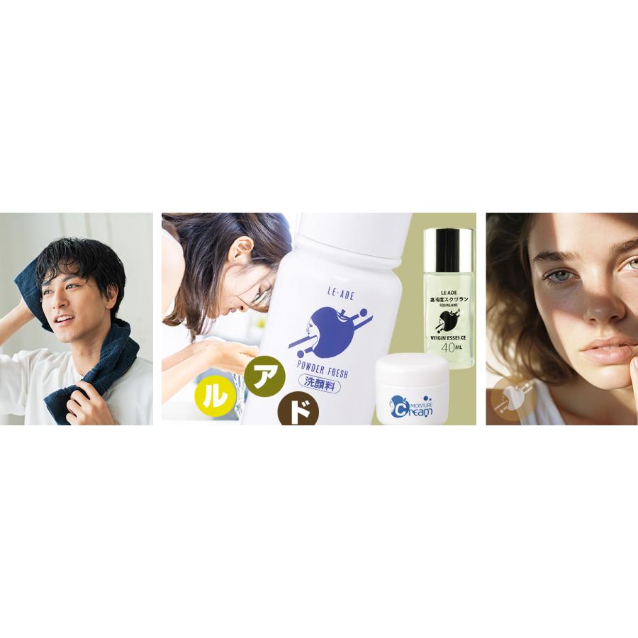洗顔 泡立て不要 洗顔料 ルアド パウダーフレッシュ 67g×3袋入 大容量