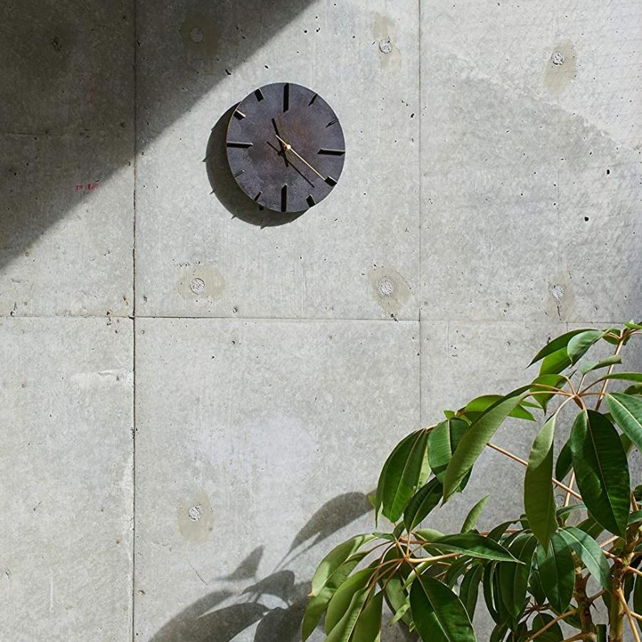 Lemnos（レムノス） Quaint 斑紋黒染色 AZ15-06 BK 掛け時計