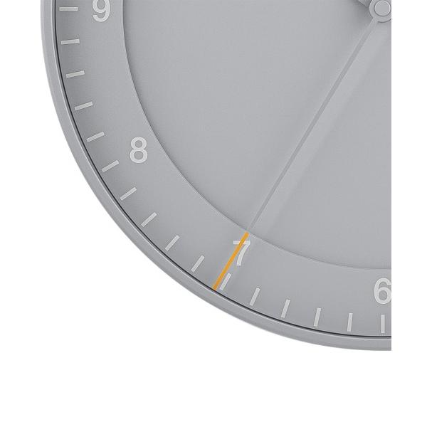 BRAUN（ブラウン） 時計 ウォールクロック 掛け時計 グレー BC17G 北欧