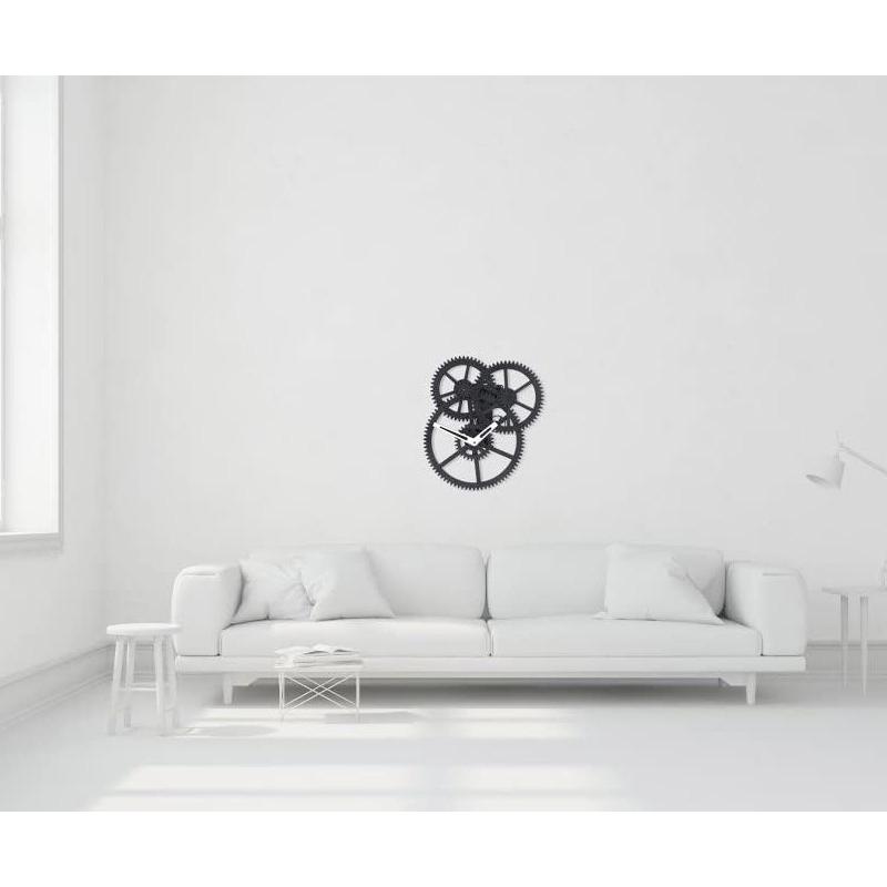 キッカーランド トリプルギアウォールクロック 掛け時計 KCL59 Kikkerland時計 壁掛け時計 おしゃれ かわいい kcl59