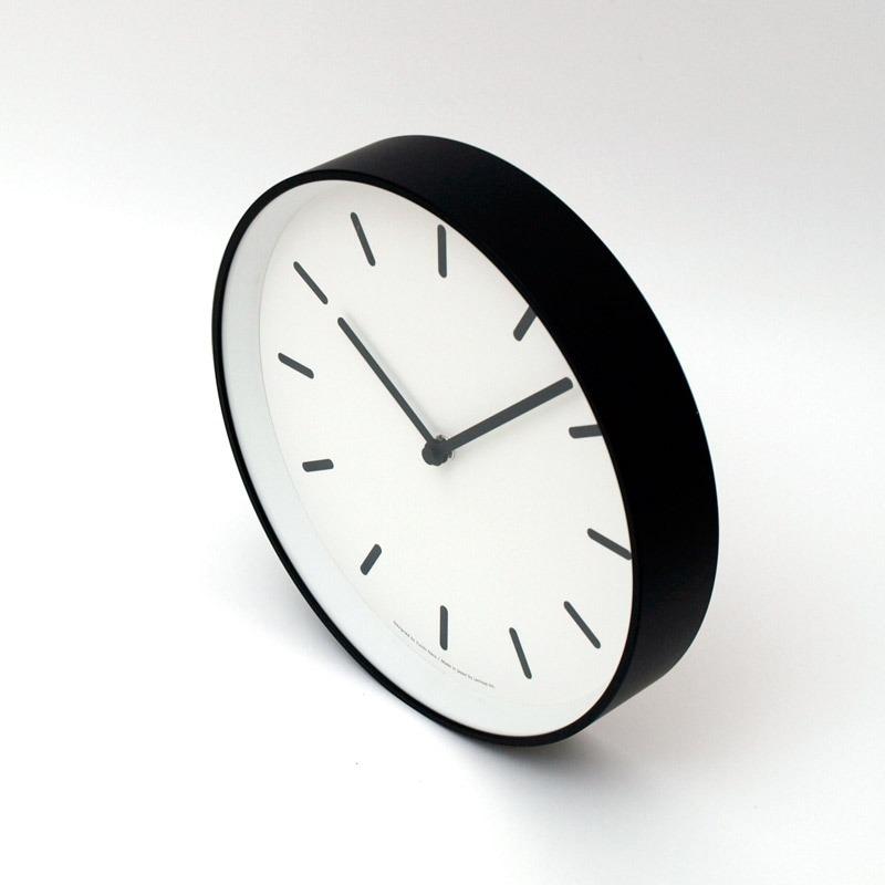 Lemnos（レムノス） MONO Clock モノクロック ホワイト LC10-20BWH LC10-20AWH 掛け時計 壁掛け時計 ...