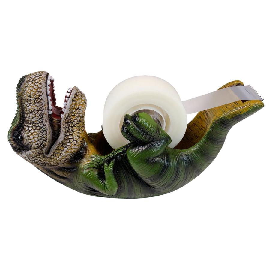 T-Rex テープディスペンサー 恐竜のテープカッター台 テープ台 テープ