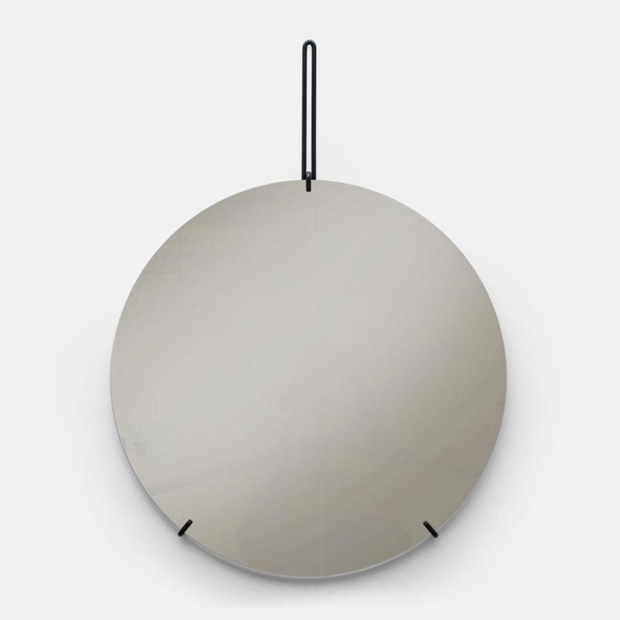 MOEBE ムーベ ウォールミラー 50cm ブラック WMBL50 鏡 ムーべ