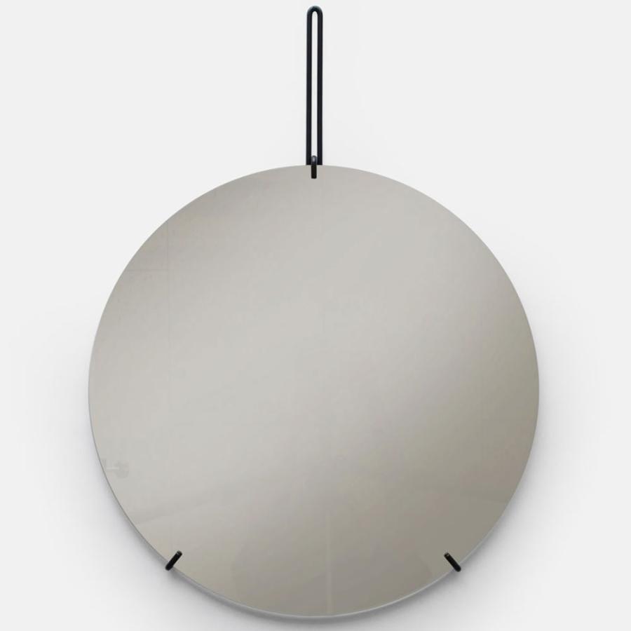 MOEBE ムーベ ウォールミラー 70cm ブラック WMBL70 鏡ムーべミラー