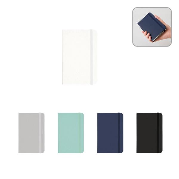 メモ帳 ミニノート 手のひらサイズ 6mm幅罫線 かっこいい文具 おしゃれ雑貨 格安 記念品 景品 ノベルティ 販促品 ハードカバーハンディノート | 