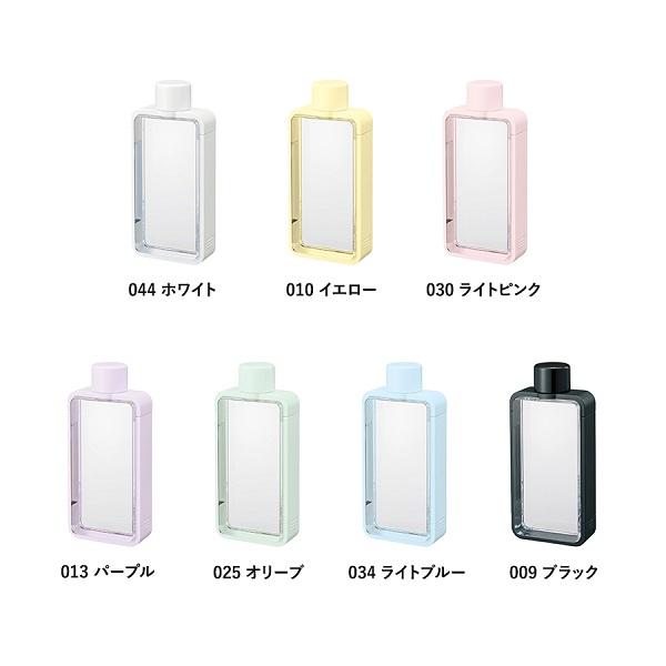 クリアボトル 380ml スクエアタイプ マイボトル 推し活グッズ 格安 景品 販促品 ノベルティ 小ロット フレームスクエアボトル｜ads｜09