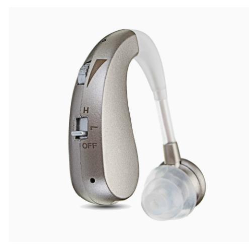 補聴器 集音器 左右両用耳掛け式 充電式 軽量 2種類モード 音質