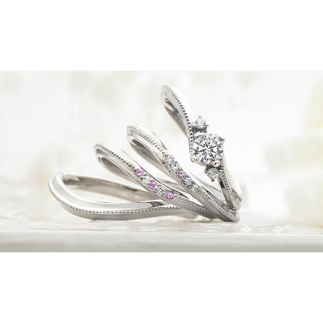 ディアレスト Eternite（エテルニテ） ペアマリッジリング　pt900の画像