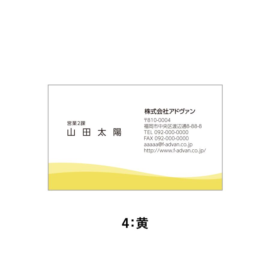 名刺 作成 印刷 オリジナル カラー100枚 選べる10色 ビジネス テンプレートで簡単作成 初めてでも安心 b048 |  | 05