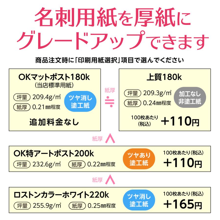 名刺印刷 作成 100枚 ショップカード・ペット名刺に テンプレートで簡単作成 ねこ イラスト 6色から選ぶ 初めての作成でも安心｜advan-printing｜06