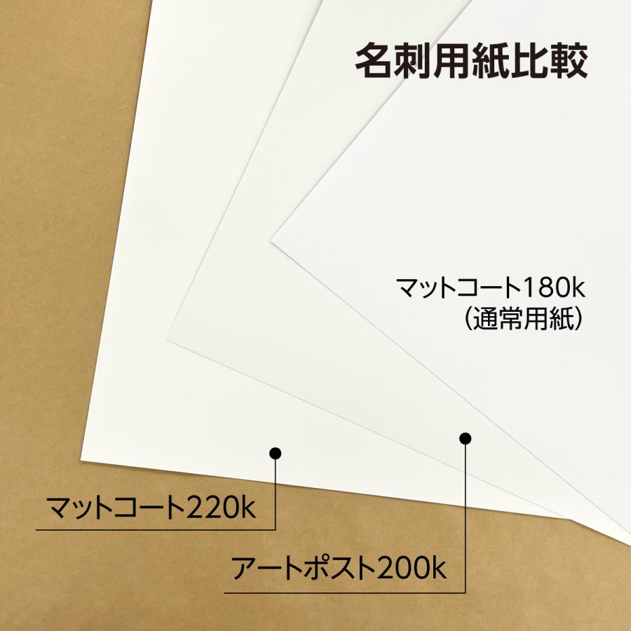 名刺 用紙 変更オプション 通常より少し厚め アートポスト200k 名刺 用紙 変更オプション 通常より少し厚め アートポスト200k