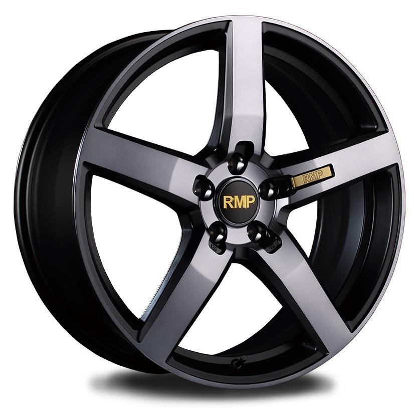 ＭＩＤ ＲＭＰ アールエムピー ０５０Ｆ ７Ｊ-１８ ５Ｈ １１４．３ ＋４８ ガンメタＤC/マットスモーククリア ホイール４本セット価格の画像