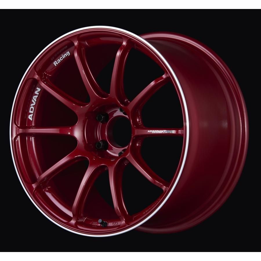 ランサー エボリューションX ＡＤＶＡＮＲａｃｉｎｇ ＲＳIII アドバンレーシング ＲＳ３ ９Ｊ-１８＋ＡＤＶＡＮ ＡＰＥＸ ２４５/４０-１８ セットの画像