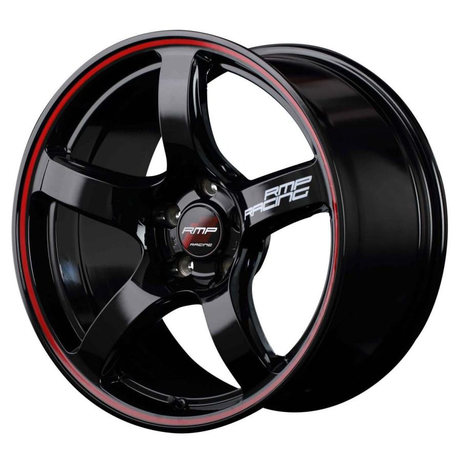 マルカサービス ＭＩＤレーシング Ｒ５０ ７Ｊ-１７ ５Ｈ １１４．３ ＋４８ ブラック ホイール4本セット価格