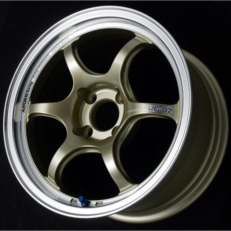 Y256[送料無料] ヨコハマADVAN RacingRGサイズ15X6.5J 単品1本価格) 16インチ 7.0J 5/100 YOKOHAMA WHEEL ADVAN Racing