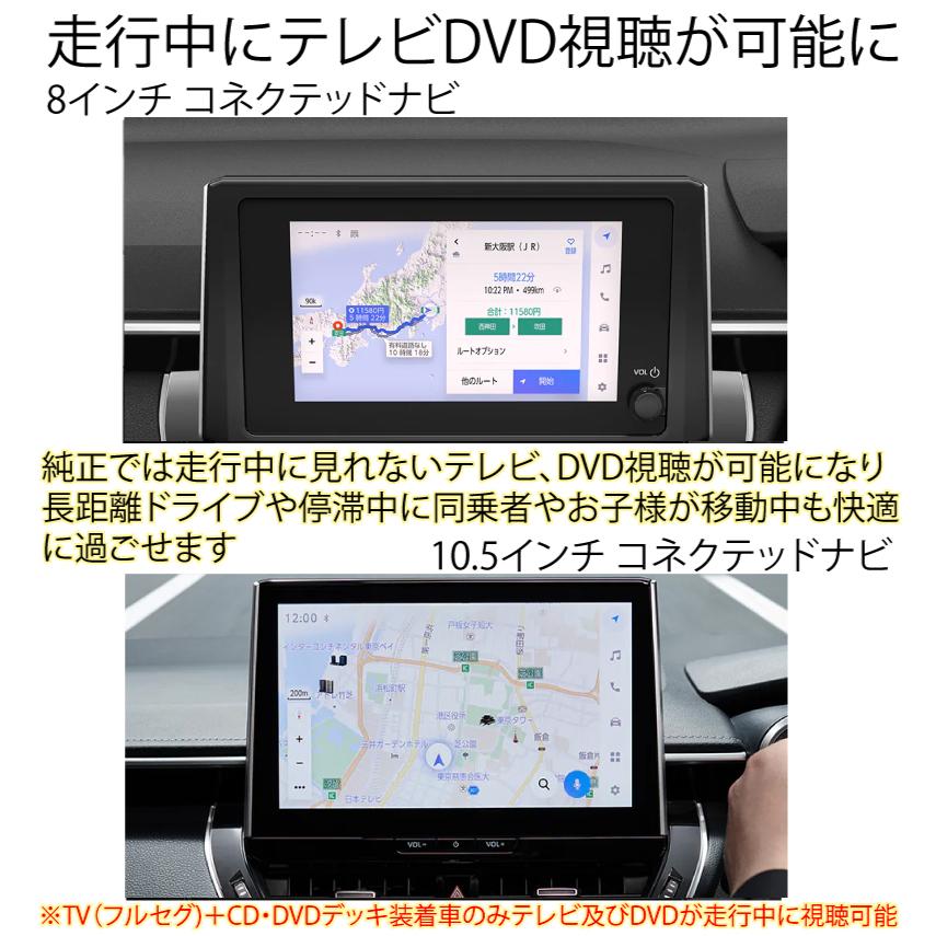 トヨタ 新型 カローラ ツーリング スポーツ 令和4年10月〜 ディスプレイオーディオ テレビキット キャンセラー 8インチ 10.5インチ コネクティッドナビ TVキット｜advance-japan｜02