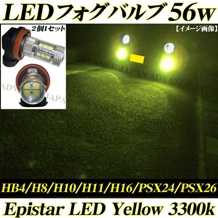LEDフォグランプ イエロー HB4 H10 H8 H11 H16 PSX24w PSX26w LEDフォグランプ イエロー HB4 H10 H8 H11 H16 PSX24w PSX26w