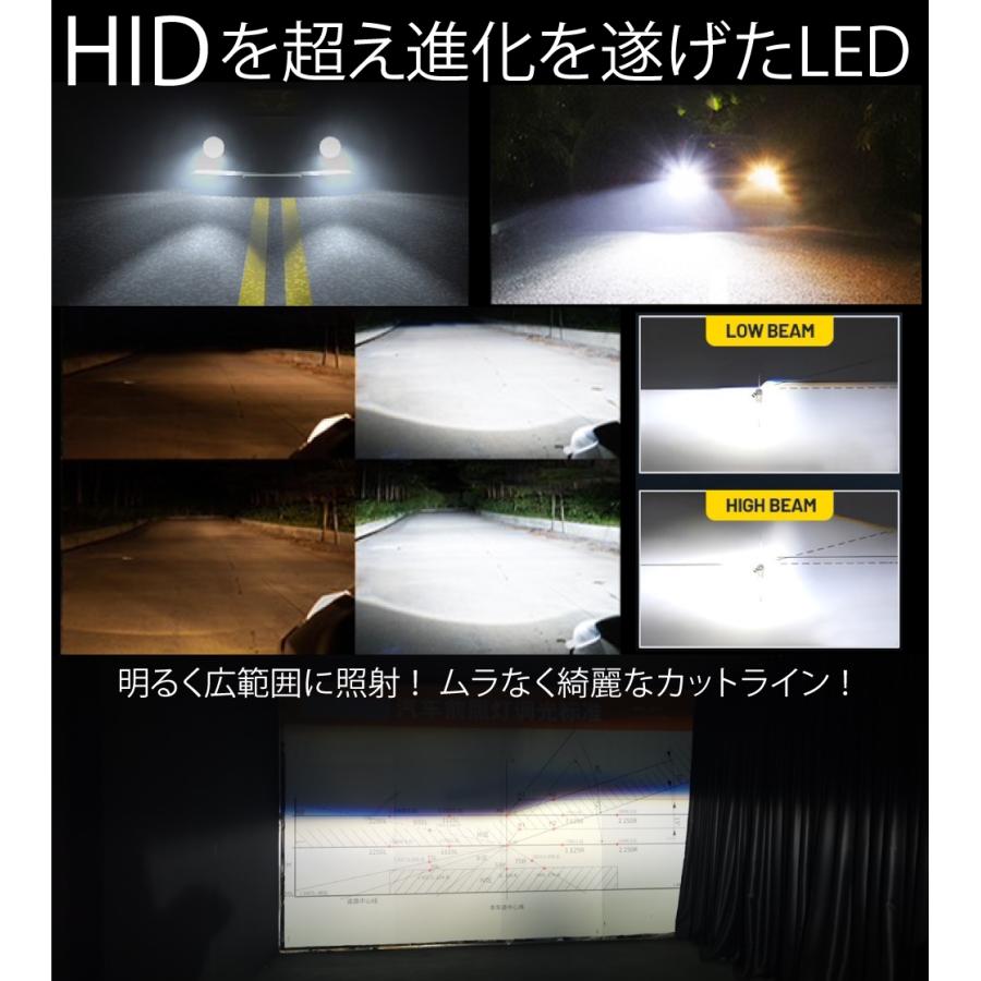 LEDヘッドライト D2S D4S 35w 45w 55w 18000lm LED ヘッドライト ポン付け仕様 バルブ  車検対応 純正HID交換 35W 6000K 18000Lm 2本セット｜advance-japan｜07