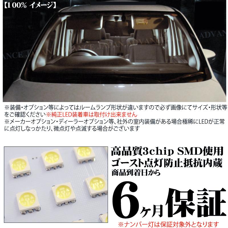 NOAH ルームランプ ノア ヴォクシー 80系 エスクァイア 3chip LED