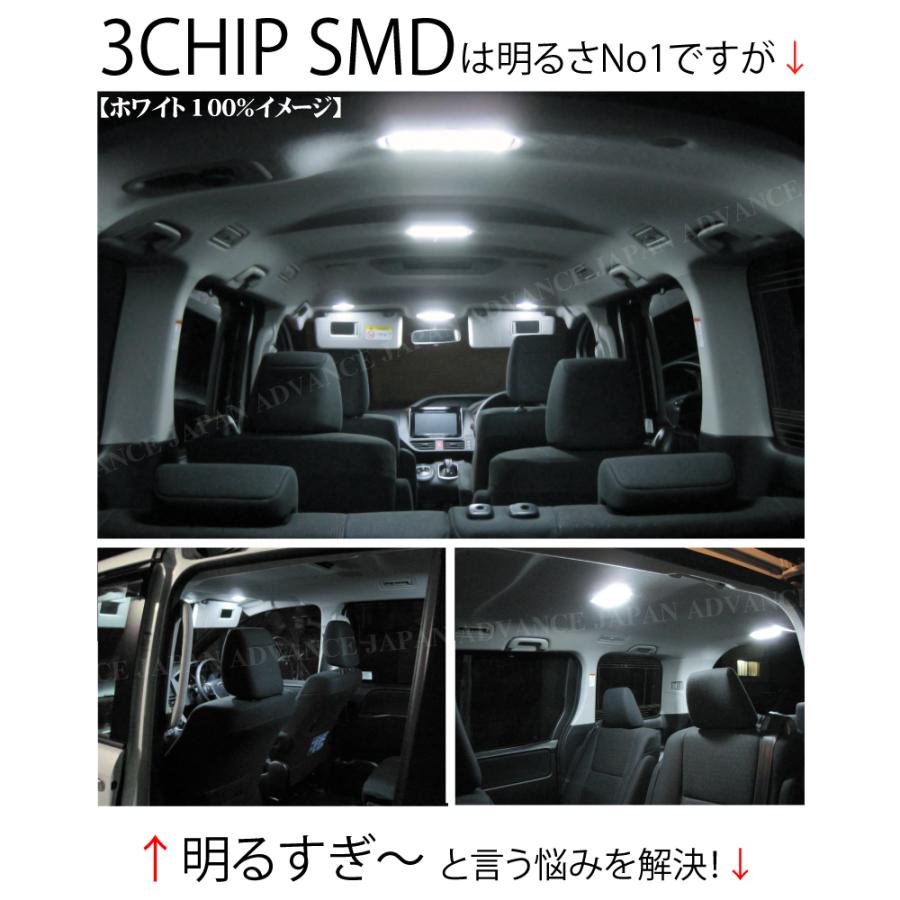 ヴェルファイア 30系 後期 Ledルームランプ 3段階減光調整機能付 X S Sa S Aエディション ハイブリッドx 新型現行 前期 3chip 7000k 白色 ホワイト 10点セット Vellfire 30 Room5000 Advance Japan 通販 Yahoo ショッピング