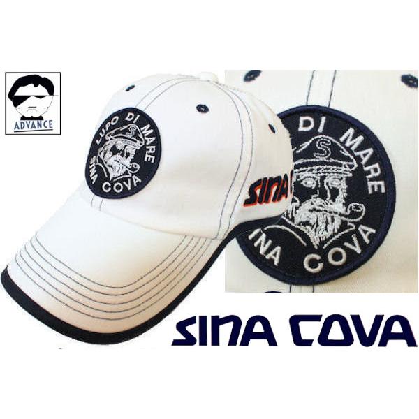 SINA COVA ゴルフ キャップ ホワイト SINA COVA（シナコバ） 2025新作秋冬 ゴルフ キャップ 帽子 大きい