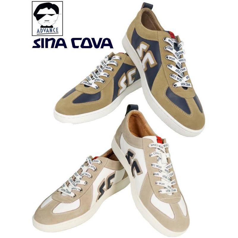 シナコバ ゴルフ メンズ レザースニーカー 22春夏新作 Sina Cova 送料無料 ちょいワルファッション 無料ラッピング Advance Wear 通販 Yahoo ショッピング