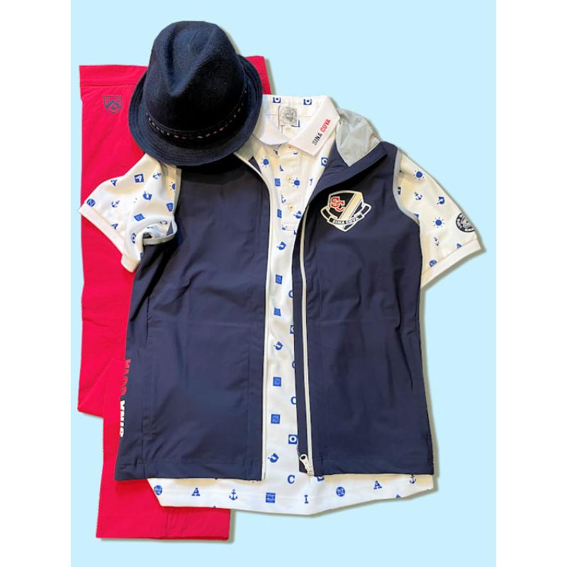 シナコバ ゴルフ メンズ 中折れハット 帽子 2023春夏新作 sinacova