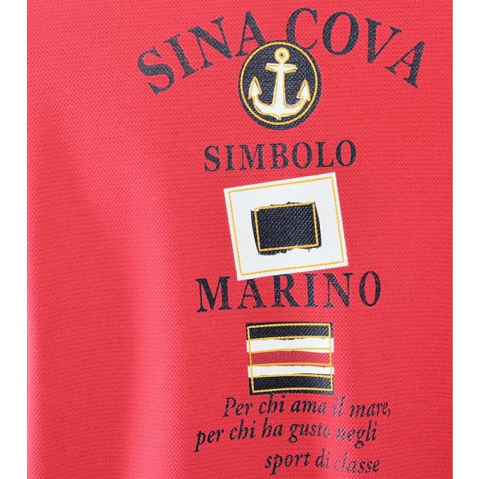 シナコバ 2025新作春夏 半袖ポロシャツ アウトレット シナコバゴルフ メンズ ゴルフウエア ちょいワル sina cova 大きいサイズ 送料無料 25110600 M/L/LL_5