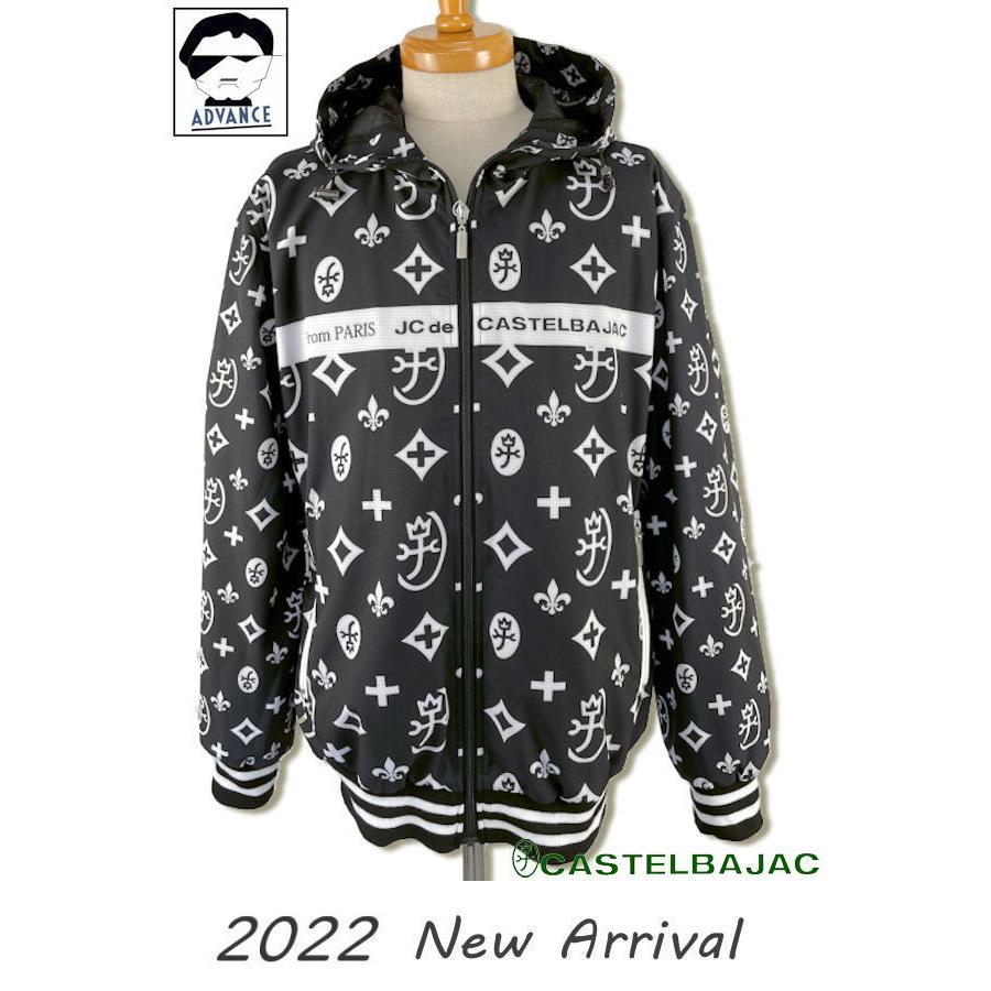 カステルバジャック 服 Castelbajac ゴルフウェア メンズ 22春夏新作 ブルゾン セットアップ 上下 ちょいワルオヤジ 送料無料 721 2112 115 99 在庫あり