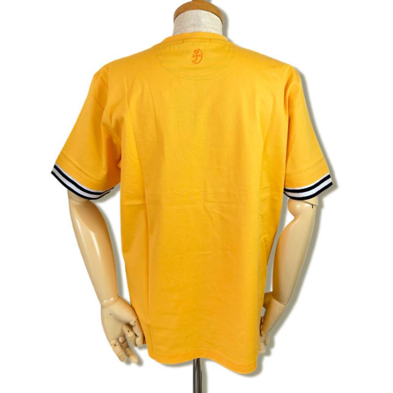 カステルバジャックCASTELBAJAC半袖シャツ（丸首）50イエロー