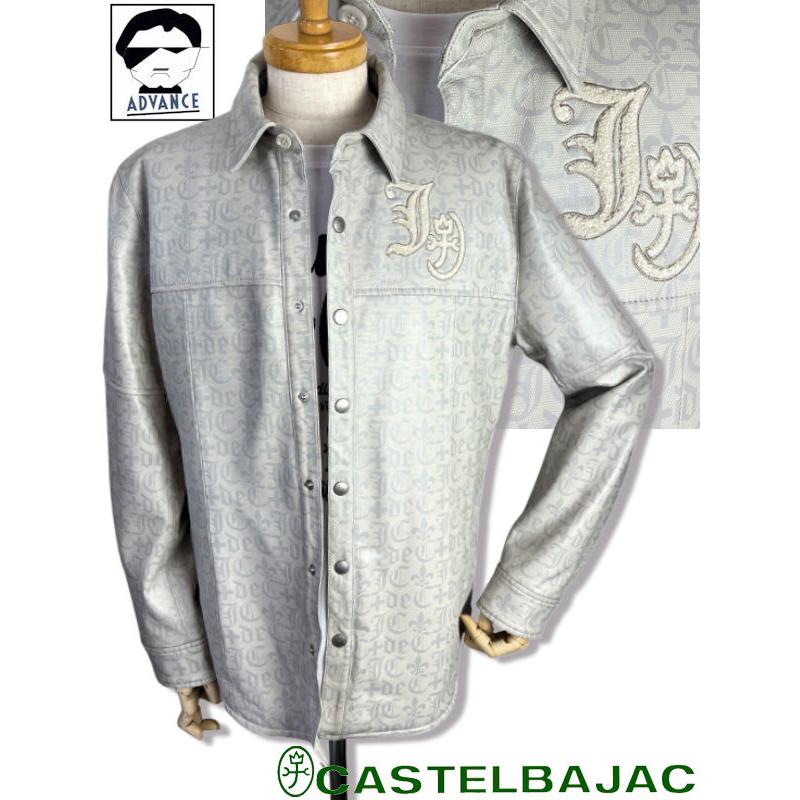 カステルバジャック CASTELBAJAC 2025秋冬新作 メンズ ちょいワル 服 レザージャケット ゴルフウェア 送料無料 721-5307-115-99 M/L/LLの画像