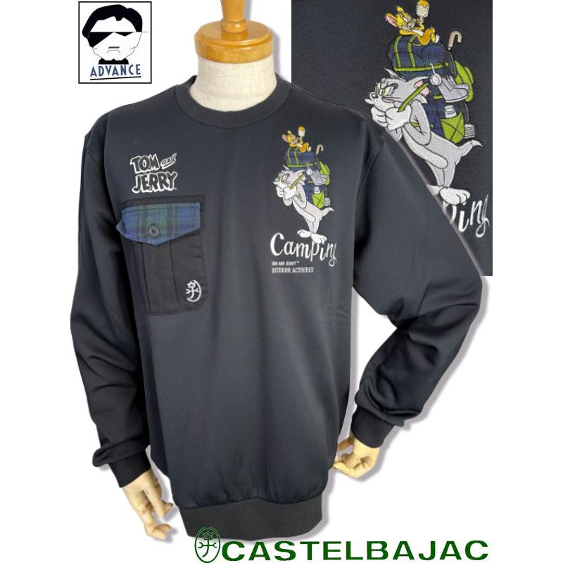 カステルバジャック CASTELBAJAC 2025秋冬新作 メンズ トムとジェリー 裏起毛トレーナー 服 CASTELBAJAC（カステルバジャック） CASTELBAJAC 2025秋冬新作 メンズ