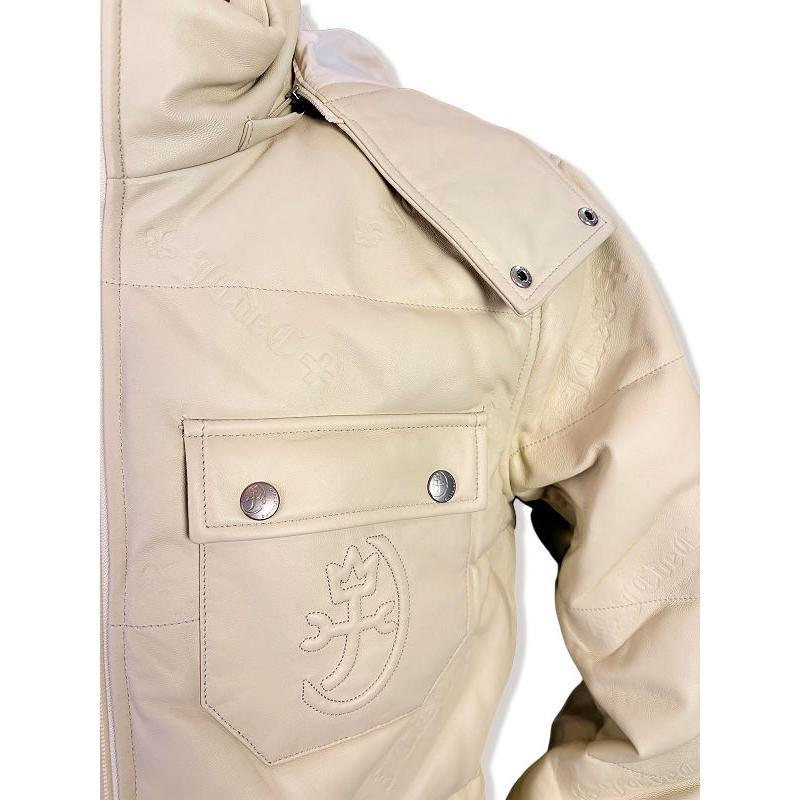 カステルバジャック CASTELBAJAC 2025秋冬新作 メンズ ちょいワル 服 レザーダウンジャケット ゴルフウェア 送料無料 721-5412-117 M/L/LLの画像